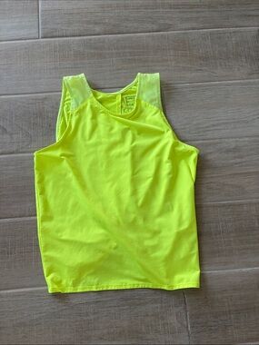 Lucky in Love Neon Yellow Performance Tank